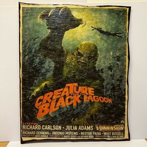 Creature From The Black Lagoon Wood Wall Art Hand-Made by IV_Art_